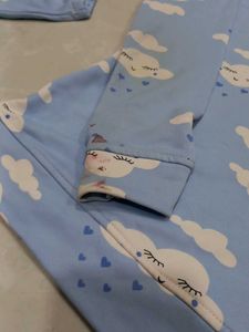 Cloud Print Pajama Set