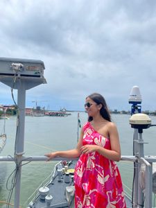 Vibrant One-Shoulder Maxi Dress