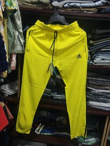 Bright Yellow Adidas Track Pants