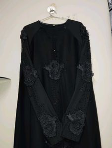 Elegant Black Embellished Arabic style Abaya
