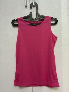 Bright Pink Sleeveless Tank Top