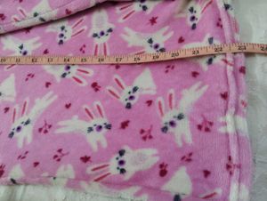 Pink Bunny Print Kids Pants