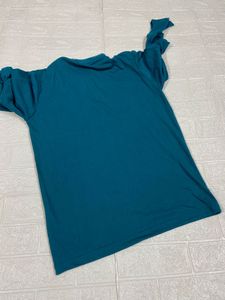 Teal Long Sleeve Men's Shirt