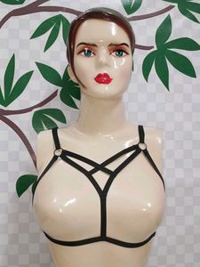 (1433)Black Strappy Bralette