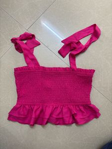 Chic Smocked Peplum Top