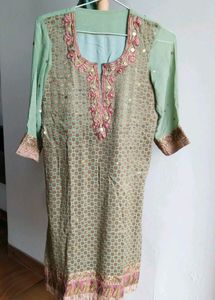 Ethnic churidar 3 piece set (Designer Make)
