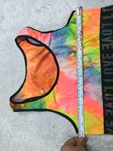 Tie-Dye 'LOVE🥰' Sports Bra