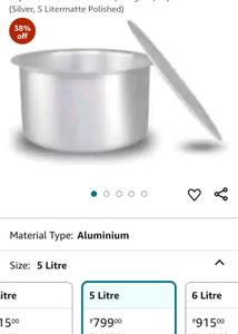 Aluminium Patila With Plate