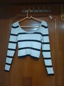 striped co- ord set