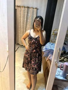 Floral Print Mini Dress