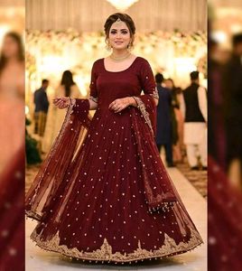 Maroon Silk Blend Blouse