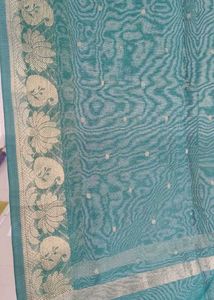 Sea Green & Gold Detail Dupatta