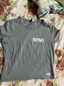 H&M NASA Graphic T-Shirt- L size
