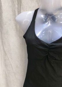 black halter neck bodycon