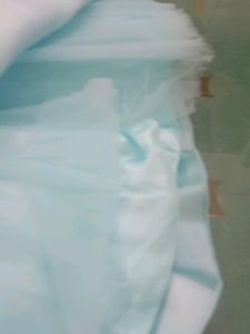 Chic Light Blue Satin Dress