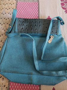 Blue Crossbody Bag