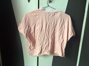 Pink Cropped T-Shirt