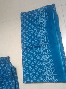 Beautiful Blue Printed Kurta Set