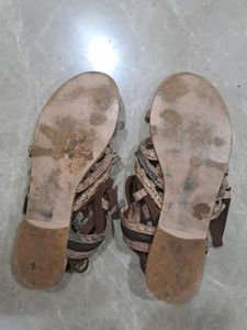 Snake Print Odyssey Gladiator Sandals