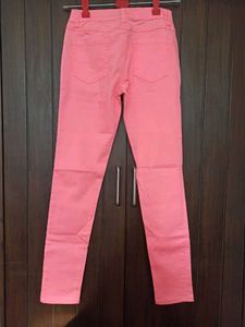 Cute Polka Dot Shirt &amp; Pink Jeans Set
