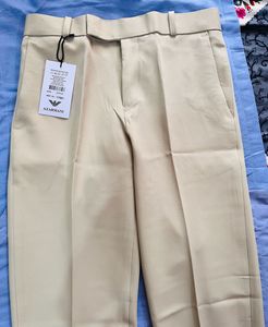 ArmaniExchangeMen'sBeige formal pant newedttag