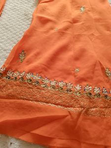 Unstitched Lahenga Blouse Fabric And Duptta