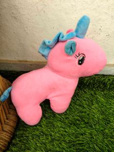 Cute Pink Unicorn Plush Toy