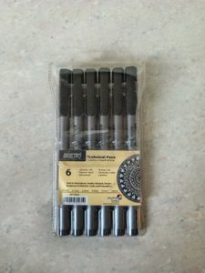 BRUSTRO Technical Fineliner Pen I Set of 6