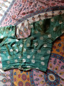 Green Silk Blend Assamese traditional makhela sado