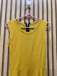 Yellow Flared Dress