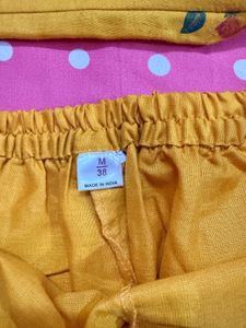 Yellow Floral Kurta Set