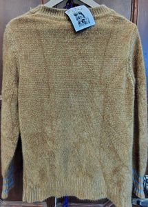 Cozy Mustard Knit Sweater