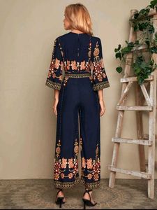 Shein Floral Print Jumpsuit