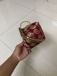 Designer Embroidered Clutch Bag