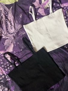 Ribbed Tank Tops (Black & White)