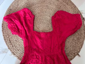 Chic Broderie Anglaise Dress