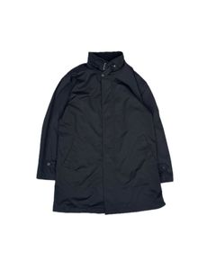 Classic Black Men's Trench Coat