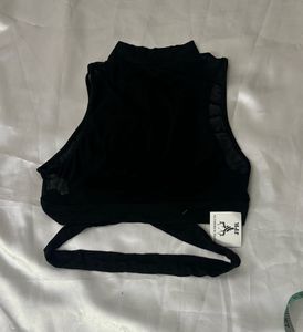 SHEIN Black Crop Top