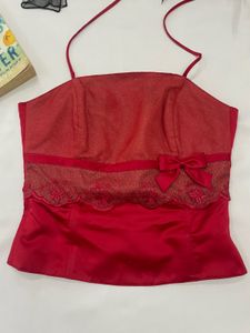 Red Corset Top