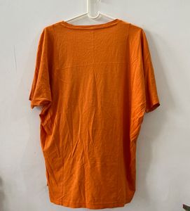 V-Neck Orange T-Shirt