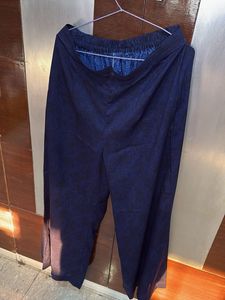 Elegant Grey &amp; Blue Kurta Set