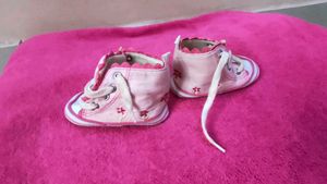 Cute Pink Baby Sneakers