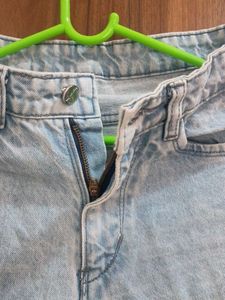 Light Wash Cargo Jeans