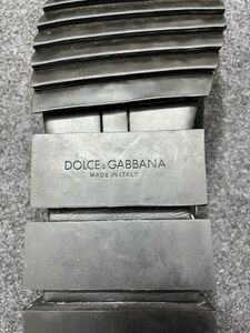 Dolce &amp; Gabbana Black Knit Slip-On Sneakers