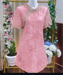 🌸Cheongsam style baby pink Dress🌸