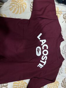 Lacoste Burgundy T-Shirt