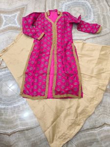 Banarsi Open Kurti With Lehnga