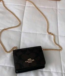 COACH WALLET + SIDE SLING WITH MULTI CARD HOLDER,W
