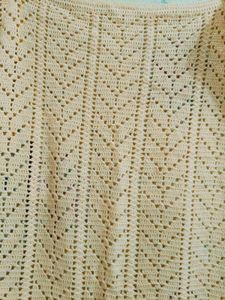 🇳🇿💫🎀Vintage Crochet Mirror Cover wool Bea