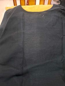 Embroidered Black Kurta Suit